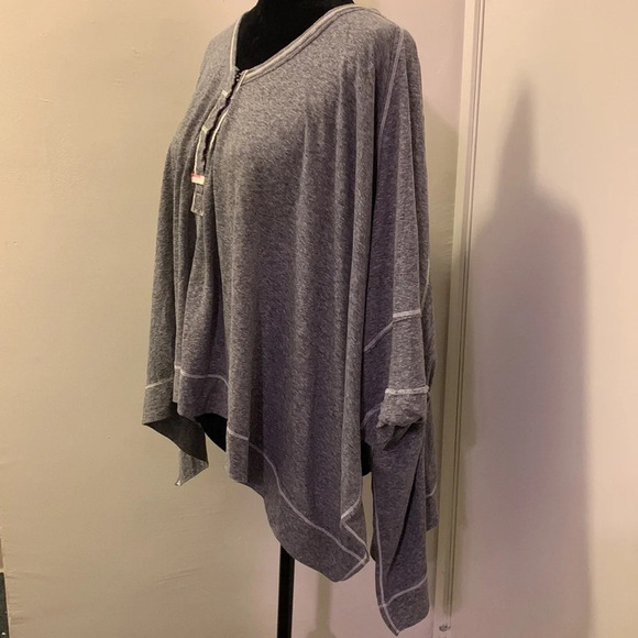 WE THE FREE Go For It Henley in Gray - Picture 3 of 12